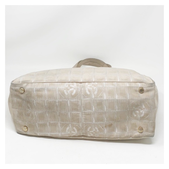 Authentic Chanel Silk Canvas Tote Bag - Picture 5 of 12